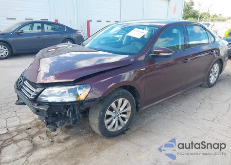 2014 Volkswagen Passat 1.8T Wolfsburg Edition from USA, damaged, VIN 1VWAT7A30EC087835